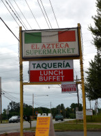 El Azteca Supermarket outside