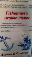 Fisherman's Feast menu