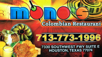 Mono's Colombian food
