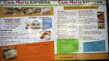 Frida's Cocina menu