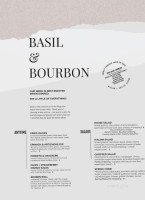 Basil Bourbon menu