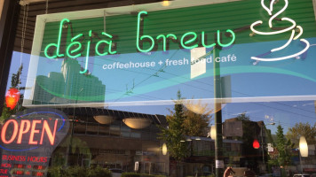 Deja Brew Coffee House outside