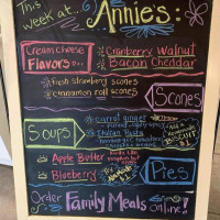 Annies On The Avenue menu