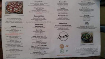 Lucette Brewing Company menu