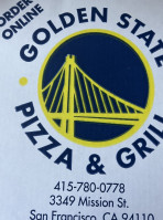 Golden State Pizza Grill food