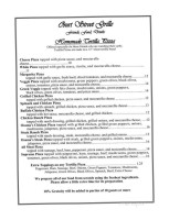 Court Street Grille menu