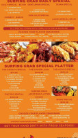 Surfing Crab Brownsville menu