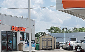 Dunkin' outside