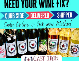 Cast Iron Winery food