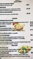 Eldas Mexican menu