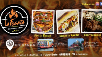 La Fogata Food Truck menu