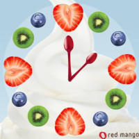 Red Mango Yogurt Cafe food