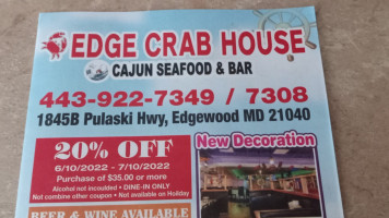 Edge Crab House inside