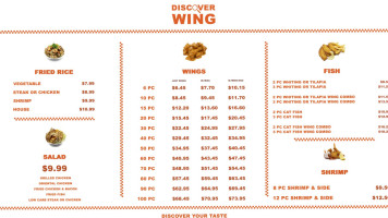 Discover Wing menu
