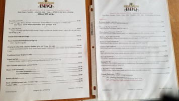 J Wolf Catering Bbq menu