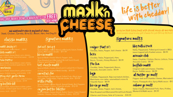 Makk'n'cheese menu