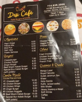 Halal Desi Cafe food