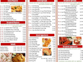 Laurel Seafood menu