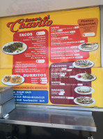 Tacos El Chavito menu