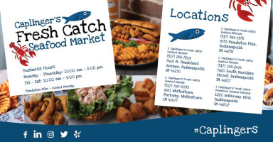 Caplinger's Fresh Catch Seafood Kitchen At The Amp food