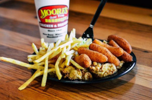 Moore's Olde Tyme Barbeque Chicken Seafood food