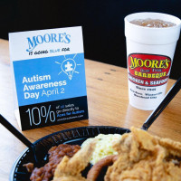 Moore's Olde Tyme Barbeque Chicken Seafood food