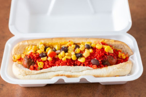Doggy Dogs Gourmet Hot Dogs food