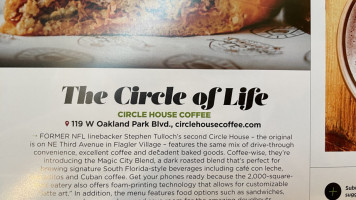 Circle House Coffee food