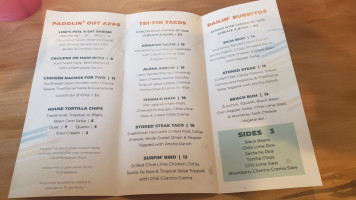 Surf City Line menu