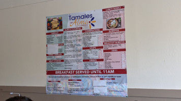 Tamales Con Alma Cocina Mexicana menu