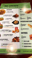 Mr. Chicken Usa menu