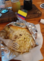 Melo Colombian Stuffed Arepas More food