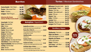 La Barca El Taconazo menu