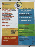 Guapo Taco menu