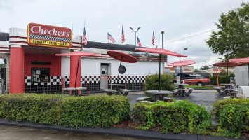 Checkers outside