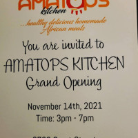 Amatops Kitchen food