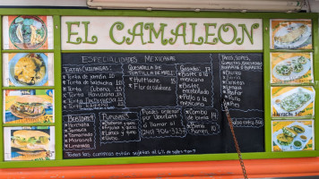 El Camaleon Food Truck menu