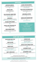 Prohibition Drinks Desserts menu