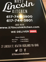 57 Lincoln Kitchen food
