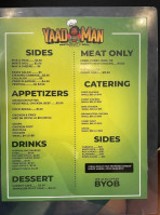 Yaad Man Grill menu