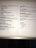 The Igloo Cafe menu