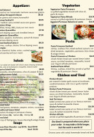 Thompsonville Cafe Grill menu