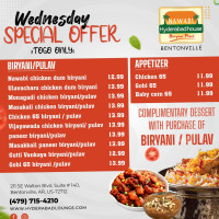 Nawabi Hyderabad House Biryani Place Bentonville food