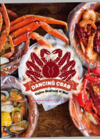 Dancing Crab Cajun Seafood menu