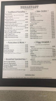 Panther Cafe menu