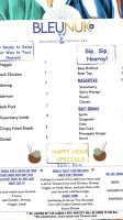Bleu Nuk Bk menu