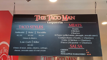 The Taco Man (in Glendora Public Market) menu