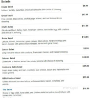 Rams Diner menu