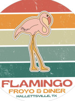 Flamingo Fro-yo outside
