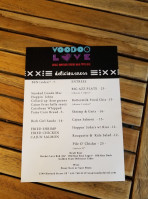 Voodoo Love menu